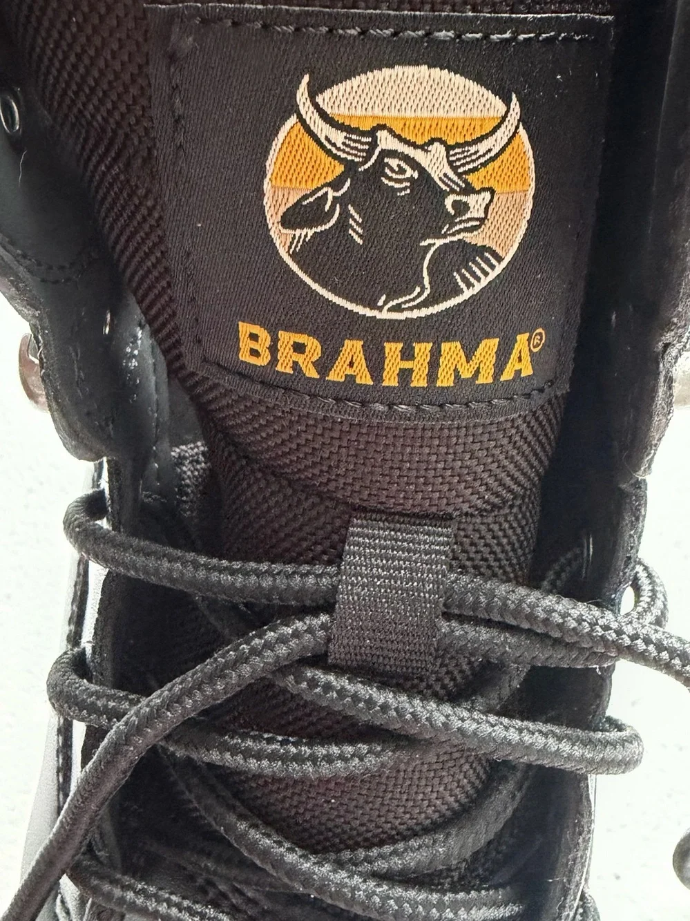 Brahma Steel Toe Work Boots Men’s 12 Wide Black Safety Industrial